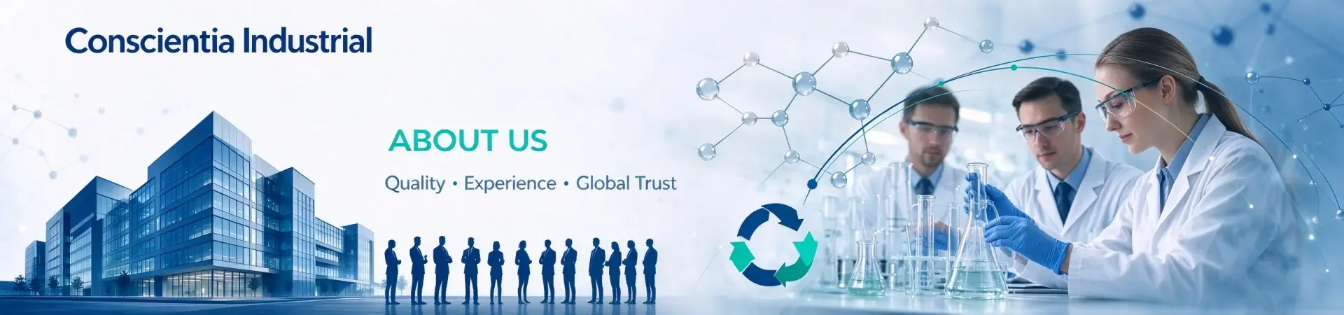 about-us page banner for Conscientia Industrial website