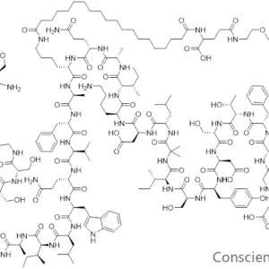 Tirzepatide CAS 2023788-19-2 molecular structure