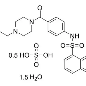 Mitapivat Sulfate CAS 2329710-91-8 molecular structure