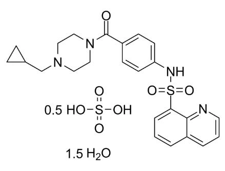 Mitapivat Sulfate CAS 2329710-91-8 molecular structure